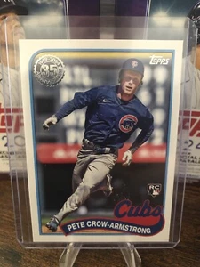2024 Topps Series 2 - 1989 Topps Baseball #89B2-5 Pete Crow-Armstrong (RC) (R) - Picture 1 of 1