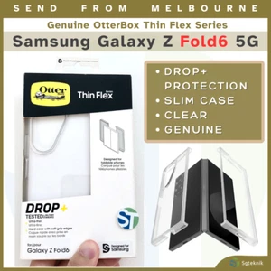 Genuine Otterbox Thin Flex Clear Case for Samsung Galaxy Z Fold6 5G Fold 6 Drop+ - Picture 1 of 5