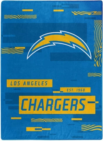 Los Angeles Chargers NFL 60" x 80" Digitize Raschel Throw Blanket-AB0BMGRRTWZ6 Cover