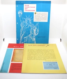 Bill of Rights Reprint Boy's Life Magazine Law & Justice Our Heritage of Freedom - Imagen 1 de 8
