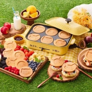 BRUNO × Pokémon Collaboration Compact Hot Plate Yellow AC100V JAPAN NEW - Picture 1 of 49