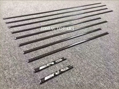 Pegatina moldura lateral de fibra de carbono para Mercedes Clase G W463 G63 G65 G500 Foto 1 de 4