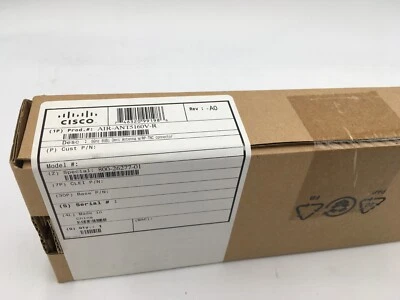 New Sealed Cisco AIR-ANT5160V-R Omnidirectional Adapter Antenna 5Ghz 6dBi/RP-TNC - Image 1 of 2