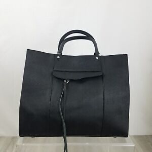 Rebecca Minkoff MAB Medium Leather Tote Bag, black 