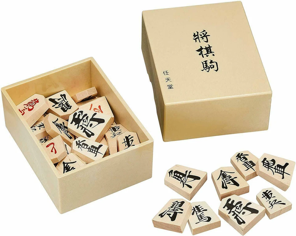 Nintendo Shogi Japanese chess Wooden piece Board game Japan - Image 1 of 1