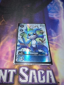 Digimon CCG Singles - Veemon - BT3-021 R - 1 Year Anniversary Box Topper - LP - Picture 1 of 1