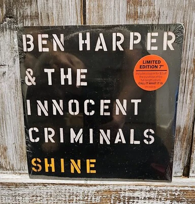 Ben Harper & The Innocent Criminals Rare Shine Limited Edition 7” Vinyl Record - Image 1 of 3