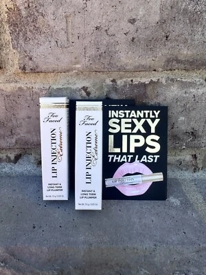 2x Too Faced Lip Injection Extreme Instant & Long Term Lip Plumper 1,5g cada Novo - Imagem 1 de 2