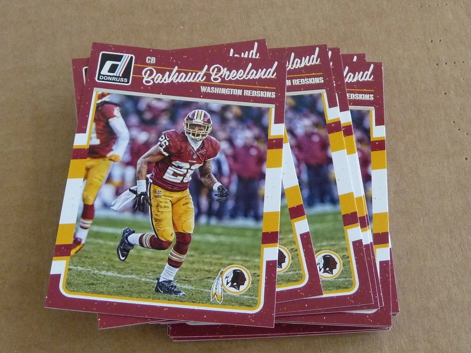 2016 Panini Donruss BASHAUN BREELAND BASE LOT WASHINGTON REDSKINS 25 CARDS #300 - Image 1 of 1