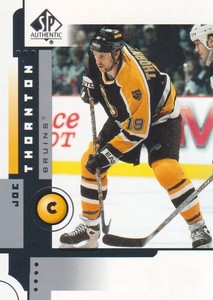 2001-02 SP Authentic Hockey #6 Joe Thornton