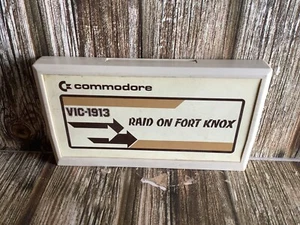 RAID ON FORT KNOX - COMMDORE VIC 20 VINTAGE GAME CARTRIDGE - TESTED WORKING - Picture 1 of 2