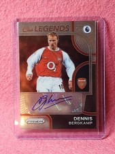 2022-23 Prizm Premier League Club Legends Auto Dennis Bergkamp Arsenal