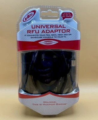 Intec Universal RFU Adapter Connects PS2 XBOX Gamecube Console to TV - NEW  - Image 1 of 4