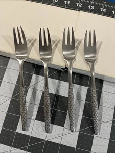 Dansk Variation IV (4) Salad Forks Stainless Finland IHQ No Black Accent - Picture 1 of 7
