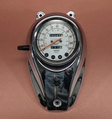 Cuadro de medidores de velocímetro Yamaha VStar V Star 650 XVS650 1998-2015 Foto 1 de 4