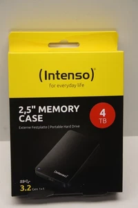 Intenso externe Festplatte 4 TB 2,5 Zoll HDD Memory Case USB 3.0 schwarz - Bild 1 von 3