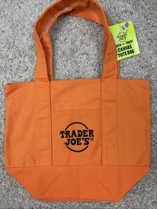 Trader Joe’s Trick Or Treat Mini Tote Bag ORANGE NEU! - Bild 1 von 4