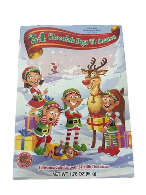 Calendario de Adviento - Rodolfo y Elfos - 24 Días de Chocolate hasta Navidad  Foto 1 de 2
