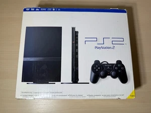 Nueva consola de juegos Sony PlayStation 2 PS2 delgada negra SCPH-77001 - Imagen 1 de 8