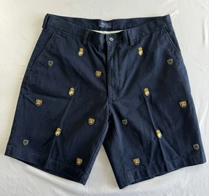 Polo Ralph Lauren Shorts Oxford Monogram Men’s Size 36” Waist 9” Inseam - Picture 1 of 5