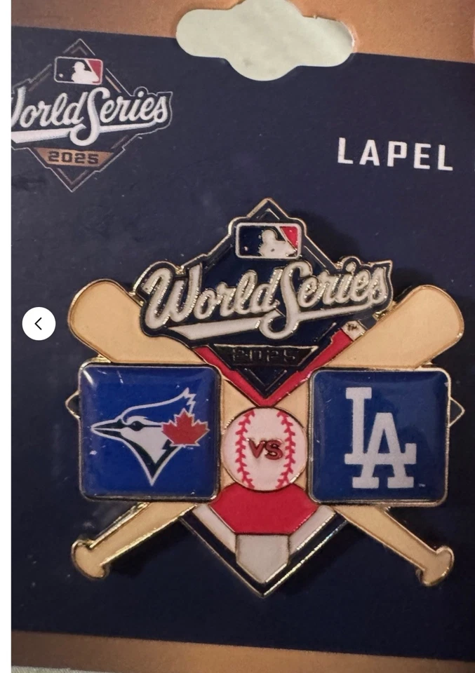 2025 World Series Los Angeles Dodgers Toronto Blue Jays Pin DODGER STADIUM VERSI - Image 1 of 1