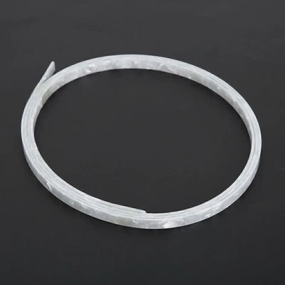 5Pcs High Quality 6mm Width Celluloid White Pearl Guitar Binding Purfling - Image 1 of 4