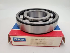 SKF 6316 Radialkugellager offen 80 mm Bohrung 170 mm Außendurchmesser 39 mm Wd legierter Stahl Ring - Bild 1 von 19