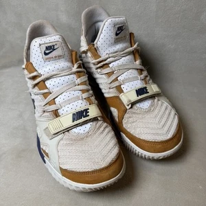 Size 10 - Nike LeBron 16 Air Trainer Medicine Ball Tan, White, Blue - Afbeelding 1 van 10