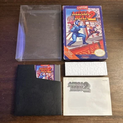 Mega Man 2 (Nintendo NES) Полный комплект в коробке - Протестирован - Подлинный - Изображение 1 из 4