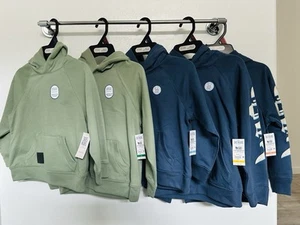 NWT 365 Garanimals boy’s hoodies, green dino blue shark themed sweaters size 4–8 - Picture 1 of 20