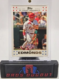 Jim Edmonds #1962/2007 2007 Topps Día Inaugural Béisbol Oro Paralelo Cardenales - Imagen 1 de 2
