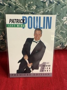 1991 Arena Draft Tuxedo Exclusive Premiere Edition # 7 PATRICK POULIN - Bild 1 von 2