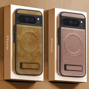 Case For Google Pixel 10 9 Pro XL 8 Pro Leather ShockProof Magnetic Stand Cover - Picture 1 of 14