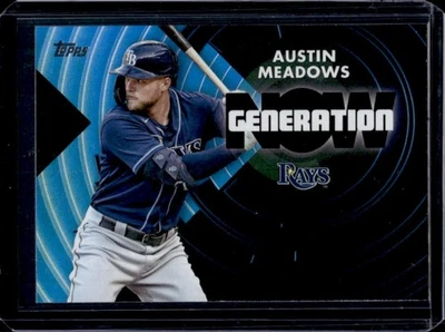 Topps Austin Meadows Generation Now 2022 #GN-25 Rays Foto 1 de 2