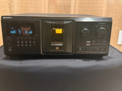 Sony CDP-CX300 Mega 300 CD Changer, remote, manual, cable NEW DRIVE BELTS - Image 1 of 4