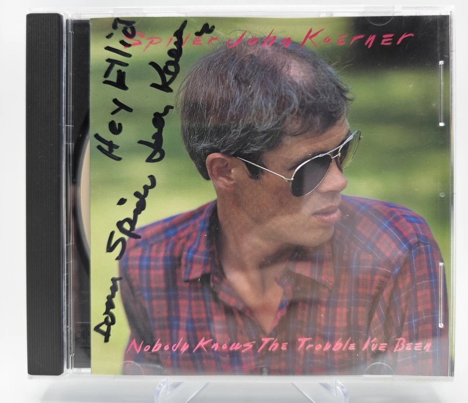 Spider John Koerner SIGNED Nobody Knows Trouble I’ve Been 1986 Red House Blues - Изображение 1 из 4