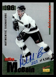 1995 Signature Rookies Draft 96 #17 Mike McBain SN,AU #/4500 - Picture 1 of 2