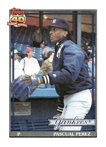 1991 Topps #701 Pascual Perez - Picture 1 of 2