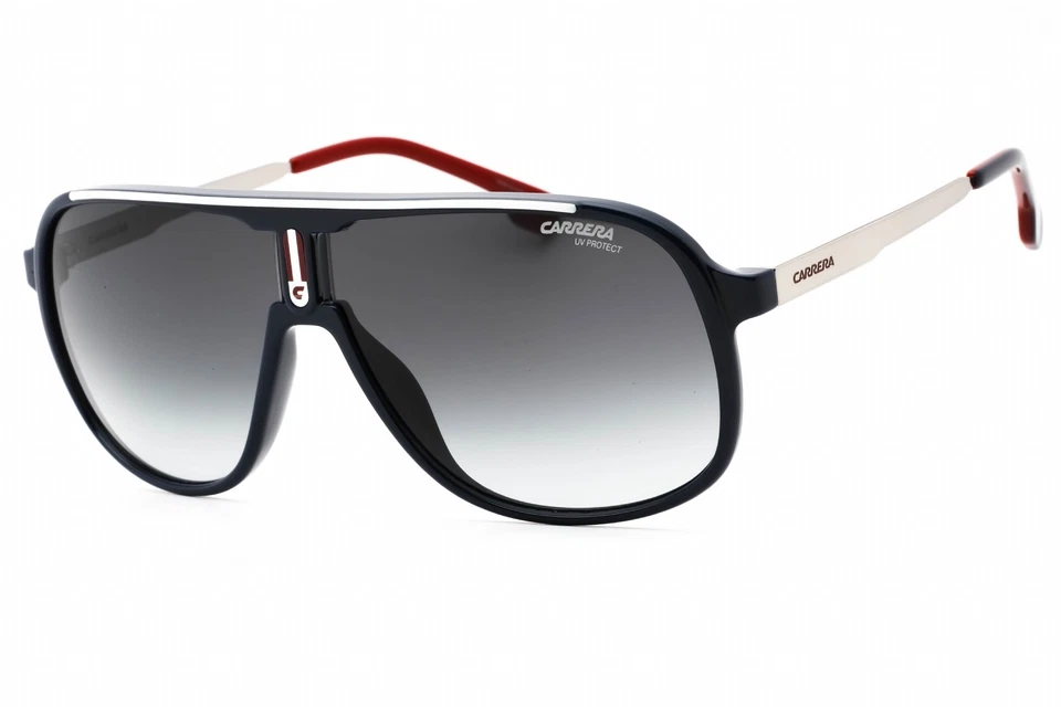 Carrera Sunglasses 1007/s PJP 9o Blue Silver Dark Grey Gradient