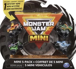 Spin Master 1:87 Scale Mini Collectible Monster Trucks (Pack of 5) New!!! - Picture 1 of 5