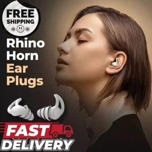 Ultra Soft Silicone Ear Plug Noise Reduction Flexible Reusable Study Sleep Plugs - Picture 1 of 6