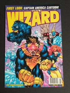 WIZARD COMICS MAGAZINE #79 March 1998 X-MEN COVER Captain America - Picture 1 of 7