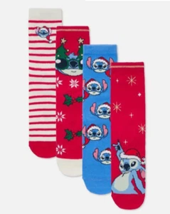 Stitch Christmas Ankle Socks - Picture 1 of 2