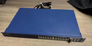 NETGEAR ProSafe PoE (FS728TP-100NAS) 24-Ports-Ports Rack-Mountable Switch - Picture 1 of 9
