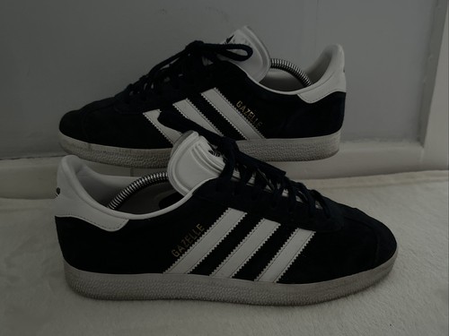 Adidas Gazelle blu navy e bianche taglia UK 7