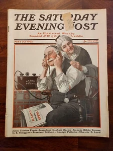MAY 20, 1922 SATURDAY EVENING POST COMPLETE MAGAZINE NORMAN ROCKWELL WONDERS RAD - Picture 1 of 3