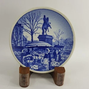 Royal Copenhagen Mini.  Plate Fajance 47 "Blomstertorvet Hojbro Plads..."  BDGE9 - Picture 1 of 5