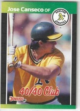 1989 Donruss #643 Jose Canseco Oakland Athletics A's 40/40