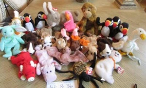 LOT OF 24  HARD TO FIND TY BEANIE BABIES  - EXC - LOT B36 - Picture 1 of 1
