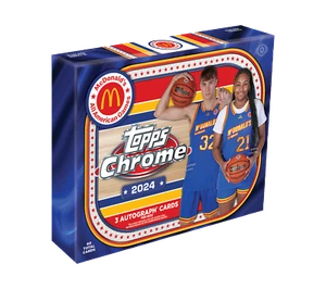2024 TOPPS CHROME McDonald's All-American Basketball HOBBY BOX (3 AUTOS) New - Picture 1 of 1